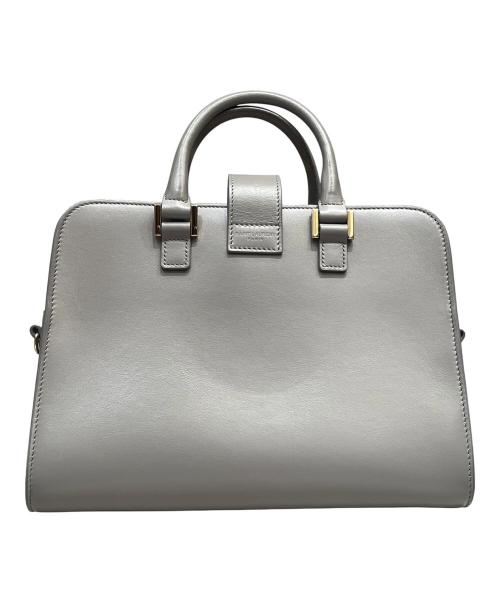 Saint Laurent Paris（サンローランパリ）Saint Laurent Paris (サンローランパリ) ベイビーカバス/2WAYショルダーバッグ グレーの古着・服飾アイテム