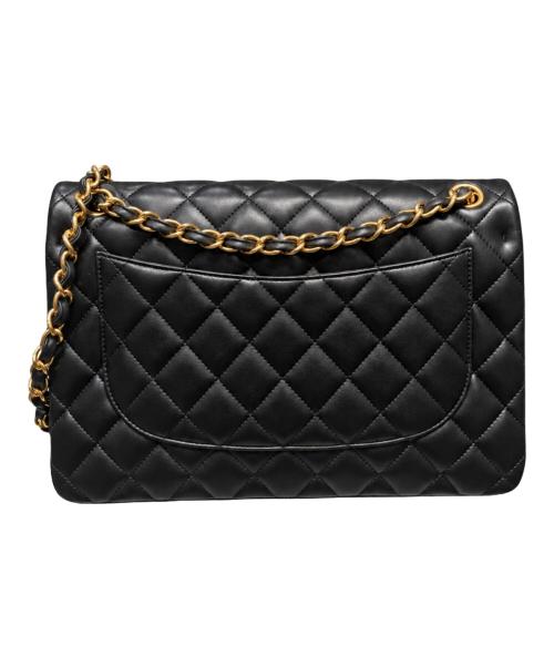 CHANEL（シャネル）CHANEL (シャネル) Wフラップチェーンショルダーバッグ/デカマトラッセ ブラック サイズ:30の古着・服飾アイテム