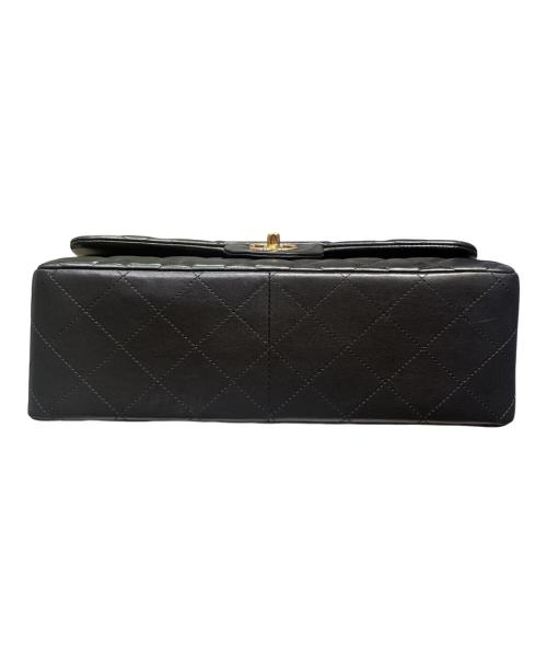 CHANEL（シャネル）CHANEL (シャネル) Wフラップチェーンショルダーバッグ/デカマトラッセ ブラック サイズ:30の古着・服飾アイテム