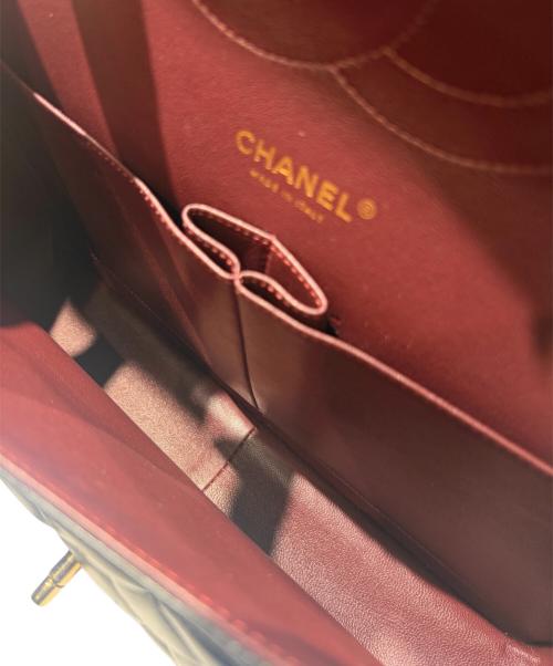 CHANEL（シャネル）CHANEL (シャネル) Wフラップチェーンショルダーバッグ/デカマトラッセ ブラック サイズ:30の古着・服飾アイテム