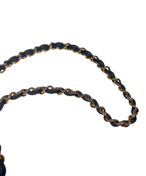 CHANEL（シャネル）CHANEL (シャネル) Wフラップチェーンショルダーバッグ/デカマトラッセ ブラック サイズ:30の古着・服飾アイテム