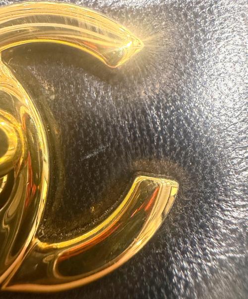 CHANEL（シャネル）CHANEL (シャネル) Wフラップチェーンショルダーバッグ/デカマトラッセ ブラック サイズ:30の古着・服飾アイテム