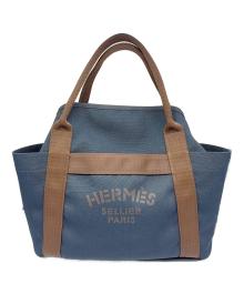 HERMES（エルメス）の古着「サックドパンサージュグルーム/2WAYショルダーバッグ」｜ブルーネイビー/フー
