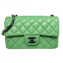 CHANEL（シャネル）の古着「マトラッセ チェーンショルダーバッグ/シングルフラップ」｜グリーン