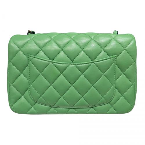 CHANEL（シャネル）CHANEL (シャネル) マトラッセ チェーンショルダーバッグ/シングルフラップ グリーン サイズ:20cmの古着・服飾アイテム
