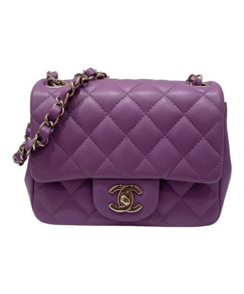 CHANEL（シャネル）CHANEL (シャネル) ミニマトラッセ17 パープル サイズ:17の古着・服飾アイテム