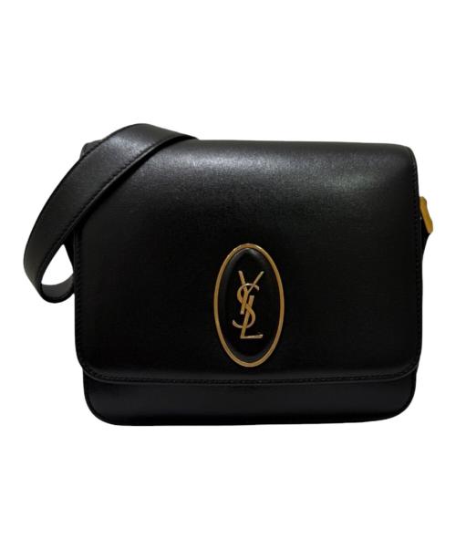 Saint Laurent Paris（サンローランパリ）Saint Laurent Paris (サンローランパリ) LE61 スモールサドルバッグ ブラックの古着・服飾アイテム