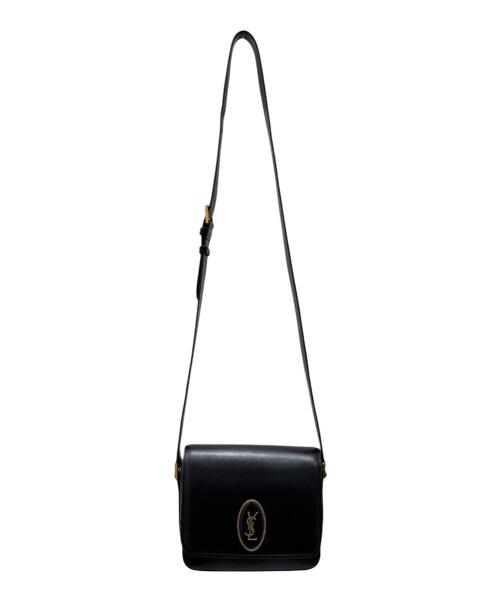 Saint Laurent Paris（サンローランパリ）Saint Laurent Paris (サンローランパリ) LE61 スモールサドルバッグ ブラックの古着・服飾アイテム