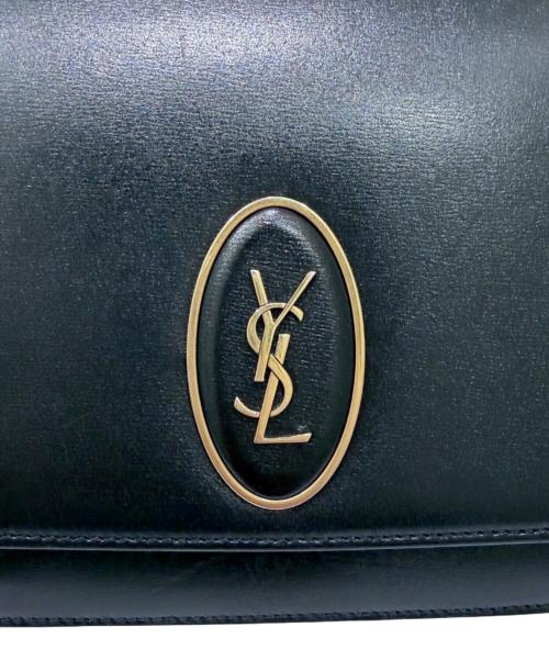 Saint Laurent Paris（サンローランパリ）Saint Laurent Paris (サンローランパリ) LE61 スモールサドルバッグ ブラックの古着・服飾アイテム