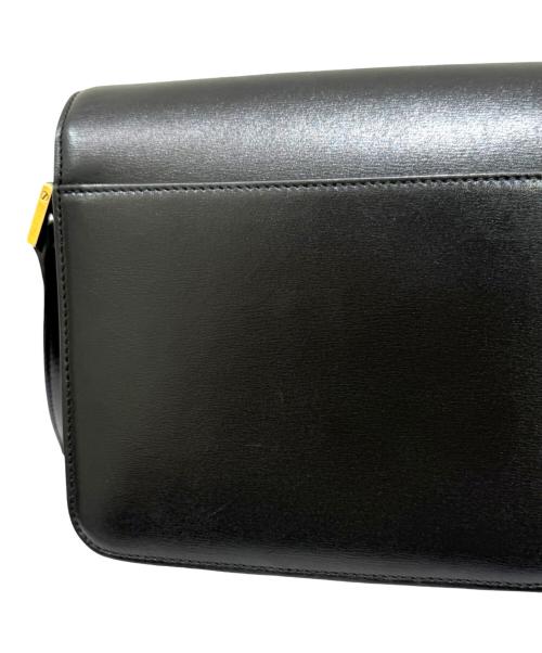 Saint Laurent Paris（サンローランパリ）Saint Laurent Paris (サンローランパリ) LE61 スモールサドルバッグ ブラックの古着・服飾アイテム