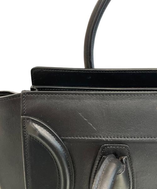 CELINE（セリーヌ）CELINE (セリーヌ) ラゲージ マイクロ ブラック サイズ:マイクロの古着・服飾アイテム