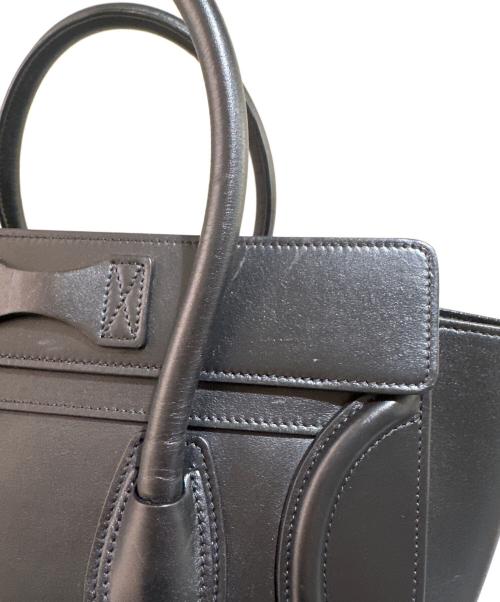 CELINE（セリーヌ）CELINE (セリーヌ) ラゲージ マイクロ ブラック サイズ:マイクロの古着・服飾アイテム