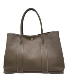 HERMES（エルメス）の古着「ガーデンパーティPM/エトゥープ/ネゴンダ/▢Q:2013」｜エトゥープ