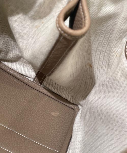 HERMES（エルメス）HERMES (エルメス) ガーデンパーティPM/エトゥープ/ネゴンダ/▢Q:2013 エトゥープ サイズ:PMの古着・服飾アイテム