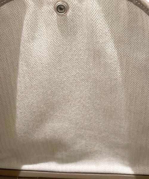 HERMES（エルメス）HERMES (エルメス) ガーデンパーティPM/エトゥープ/ネゴンダ/▢Q:2013 エトゥープ サイズ:PMの古着・服飾アイテム