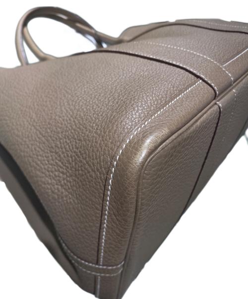 HERMES（エルメス）HERMES (エルメス) ガーデンパーティPM/エトゥープ/ネゴンダ/▢Q:2013 エトゥープ サイズ:PMの古着・服飾アイテム
