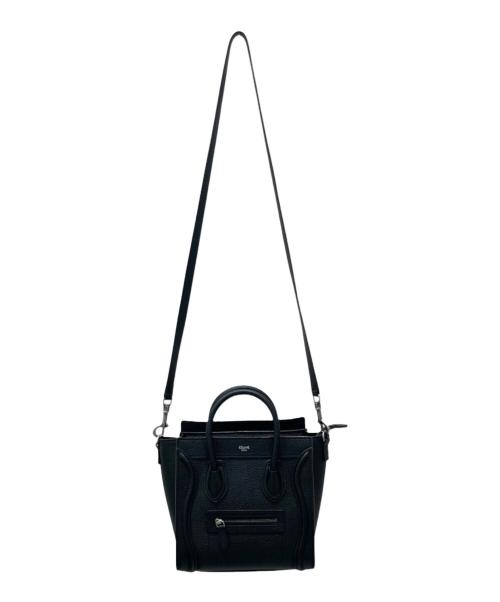 CELINE（セリーヌ）CELINE (セリーヌ) ラゲージ ナノ ショルダーバッグ ブラック サイズ:ナノの古着・服飾アイテム