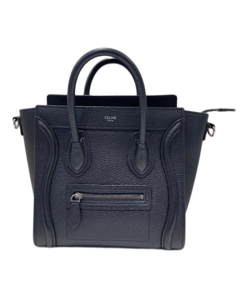 CELINE（セリーヌ）CELINE (セリーヌ) ラゲージ ナノ ショルダーバッグ ブラック サイズ:ナノの古着・服飾アイテム