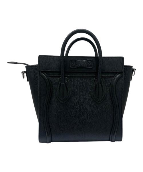 CELINE（セリーヌ）CELINE (セリーヌ) ラゲージ ナノ ショルダーバッグ ブラック サイズ:ナノの古着・服飾アイテム
