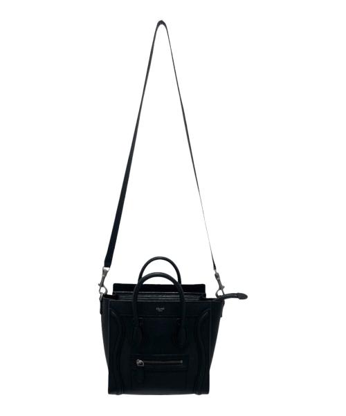 CELINE（セリーヌ）CELINE (セリーヌ) ラゲージ ナノ ショルダーバッグ ブラック サイズ:ナノの古着・服飾アイテム