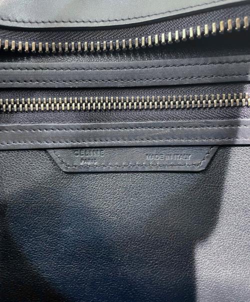 CELINE（セリーヌ）CELINE (セリーヌ) ラゲージ マイクロ トートバッグ ベージュ×ネイビー サイズ:マイクロの古着・服飾アイテム