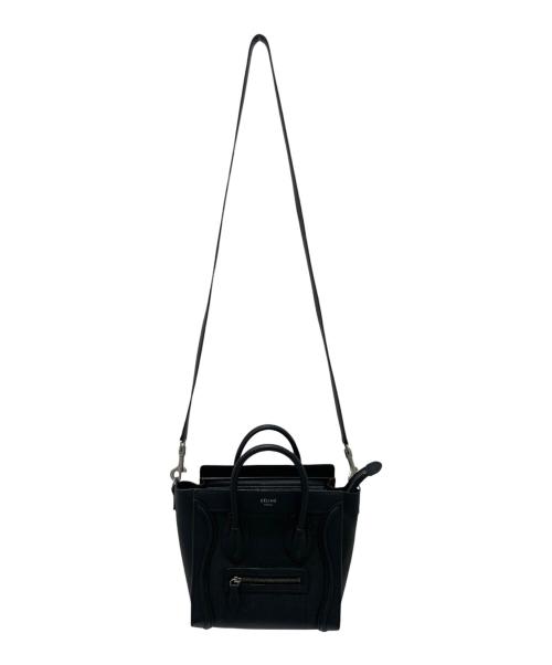 CELINE（セリーヌ）CELINE (セリーヌ) ラゲージ ナノ ショルダーバッグ ブラック サイズ:ナノの古着・服飾アイテム