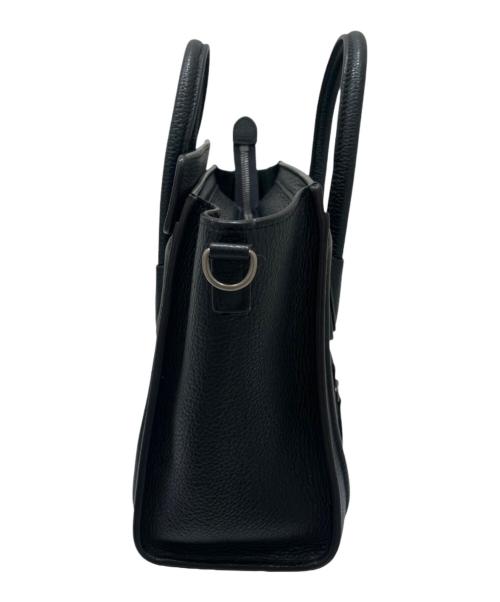 CELINE（セリーヌ）CELINE (セリーヌ) ラゲージ ナノ ショルダーバッグ ブラック サイズ:ナノの古着・服飾アイテム