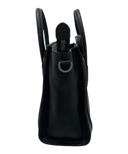CELINE（セリーヌ）CELINE (セリーヌ) ラゲージ ナノ ショルダーバッグ ブラック サイズ:ナノの古着・服飾アイテム