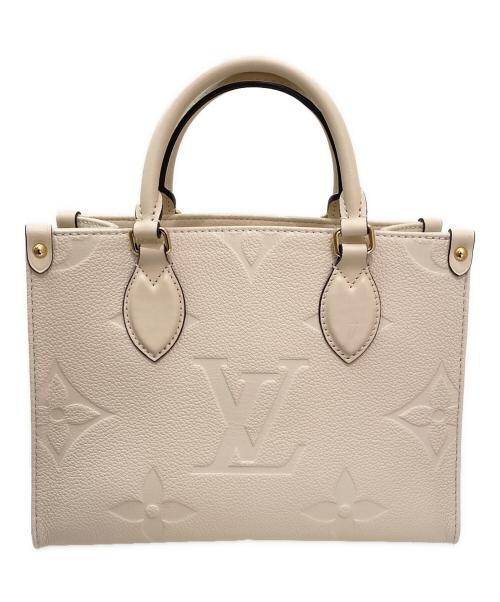 LOUIS VUITTON（ルイ ヴィトン）LOUIS VUITTON (ルイ ヴィトン) オンザゴーPM クレーム サイズ:PMの古着・服飾アイテム