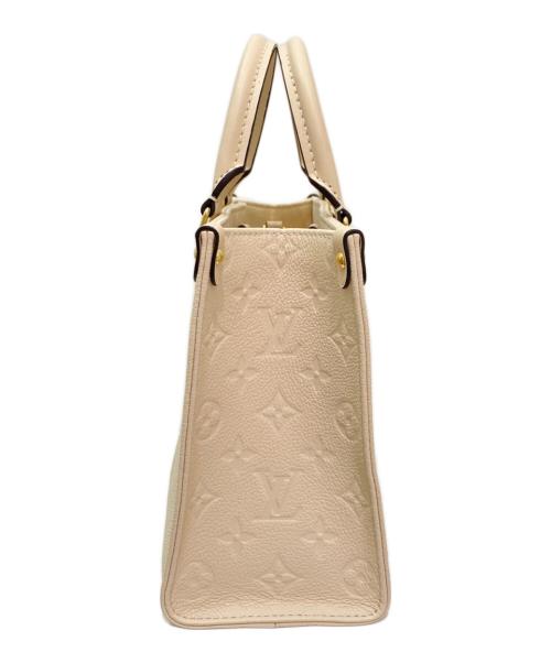 LOUIS VUITTON（ルイ ヴィトン）LOUIS VUITTON (ルイ ヴィトン) オンザゴーPM クレーム サイズ:PMの古着・服飾アイテム