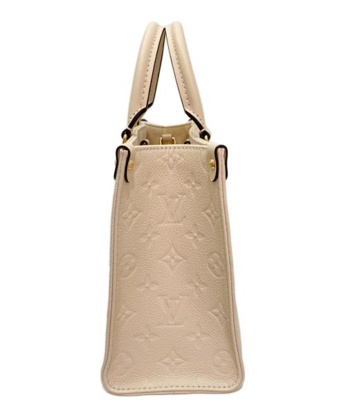 LOUIS VUITTON（ルイ ヴィトン）LOUIS VUITTON (ルイ ヴィトン) オンザゴーPM クレーム サイズ:PMの古着・服飾アイテム