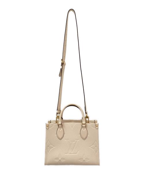 LOUIS VUITTON（ルイ ヴィトン）LOUIS VUITTON (ルイ ヴィトン) オンザゴーPM クレーム サイズ:PMの古着・服飾アイテム