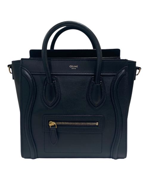 CELINE（セリーヌ）CELINE (セリーヌ) ラゲージ ナノ ショルダーバッグ ブラック サイズ:ナノの古着・服飾アイテム