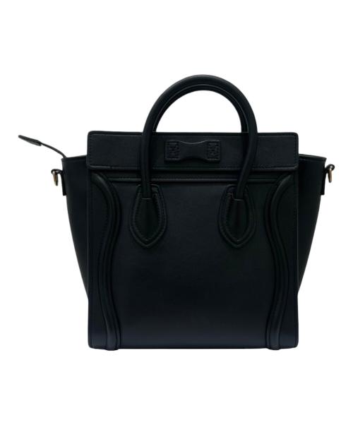 CELINE（セリーヌ）CELINE (セリーヌ) ラゲージ ナノ ショルダーバッグ ブラック サイズ:ナノの古着・服飾アイテム