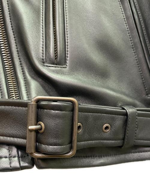 LOEWE（ロエベ）LOEWE (ロエベ) ダブルライダースジャケット ブラック サイズ:48の古着・服飾アイテム
