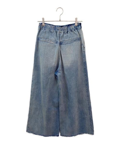 Maison Margiela（メゾンマルジェラ）Maison Margiela (メゾンマルジェラ) Pleated Jeans スカイブルー サイズ:38の古着・服飾アイテム