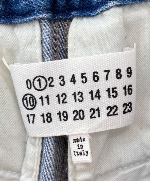 Maison Margiela（メゾンマルジェラ）Maison Margiela (メゾンマルジェラ) Pleated Jeans スカイブルー サイズ:38の古着・服飾アイテム