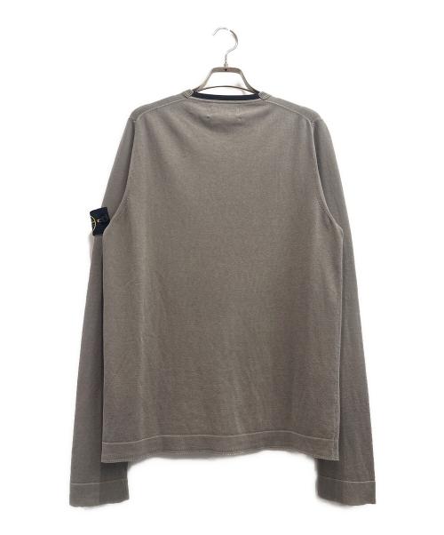 STONE ISLAND（ストーンアイランド）STONE ISLAND (ストーンアイランド) VネックTシャツ グレー サイズ:Sの古着・服飾アイテム