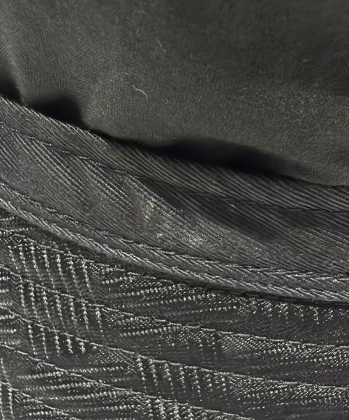 BOTTEGA VENETA（ボッテガベネタ）BOTTEGA VENETA (ボッテガベネタ) イントレチャート ジャガードナイロンバケットハット/687344 V1PO2 ブラック サイズ:Sの古着・服飾アイテム