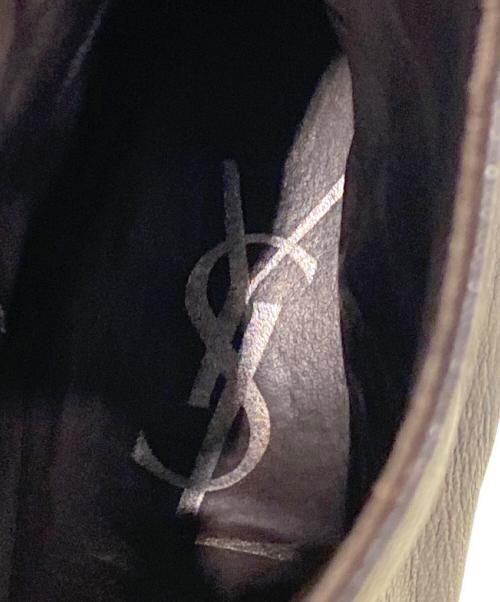 Yves Saint Laurent（イヴサンローラン）Yves Saint Laurent (イヴサンローラン) ジョニーブーツ ブラウン サイズ:40 1/2の古着・服飾アイテム