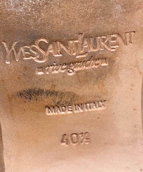 Yves Saint Laurent（イヴサンローラン）Yves Saint Laurent (イヴサンローラン) ジョニーブーツ ブラウン サイズ:40 1/2の古着・服飾アイテム