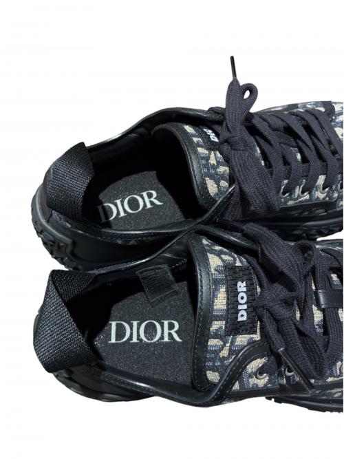 Dior（ディオール）Dior (ディオール) オブリークローカットスニーカー ベージュ サイズ:42の古着・服飾アイテム