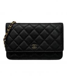 CHANEL（シャネル）の古着「タイムレスクラシック/チェーンショルダーウォレット」｜ブラック