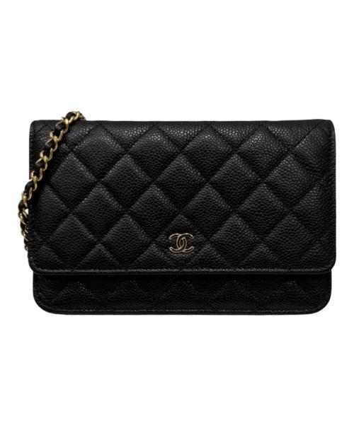 CHANEL（シャネル）CHANEL (シャネル) タイムレスクラシック/チェーンショルダーウォレット ブラックの古着・服飾アイテム
