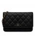 CHANEL（シャネル）の古着「タイムレスクラシック/チェーンショルダーウォレット」｜ブラック