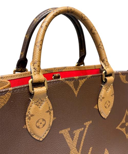 LOUIS VUITTON（ルイ ヴィトン）LOUIS VUITTON (ルイ ヴィトン) オンザゴー PM ブラウン×ベージュ サイズ:PMの古着・服飾アイテム