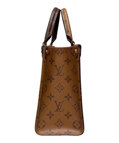 LOUIS VUITTON（ルイ ヴィトン）LOUIS VUITTON (ルイ ヴィトン) オンザゴー PM ブラウン×ベージュ サイズ:PMの古着・服飾アイテム