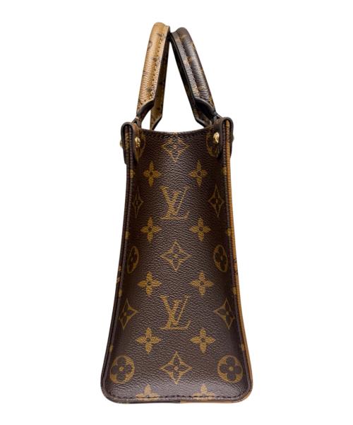 LOUIS VUITTON（ルイ ヴィトン）LOUIS VUITTON (ルイ ヴィトン) オンザゴー PM ブラウン×ベージュ サイズ:PMの古着・服飾アイテム