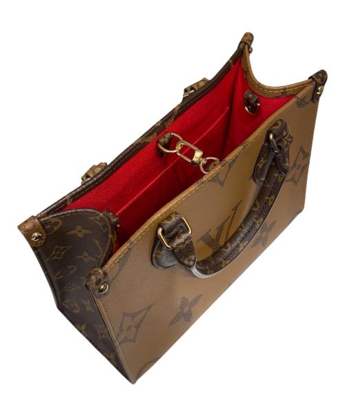 LOUIS VUITTON（ルイ ヴィトン）LOUIS VUITTON (ルイ ヴィトン) オンザゴー PM ブラウン×ベージュ サイズ:PMの古着・服飾アイテム