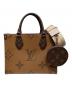 LOUIS VUITTON (ルイ ヴィトン) オンザゴー PM ブラウン×ベージュ サイズ:PM：350000円
